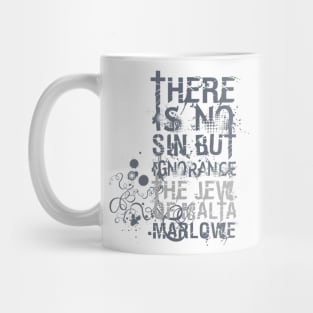 Christopher Marlowe Jew of Malta Quote Mug